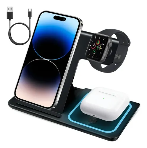 Holder De Celular Con Cargador Inalambrico