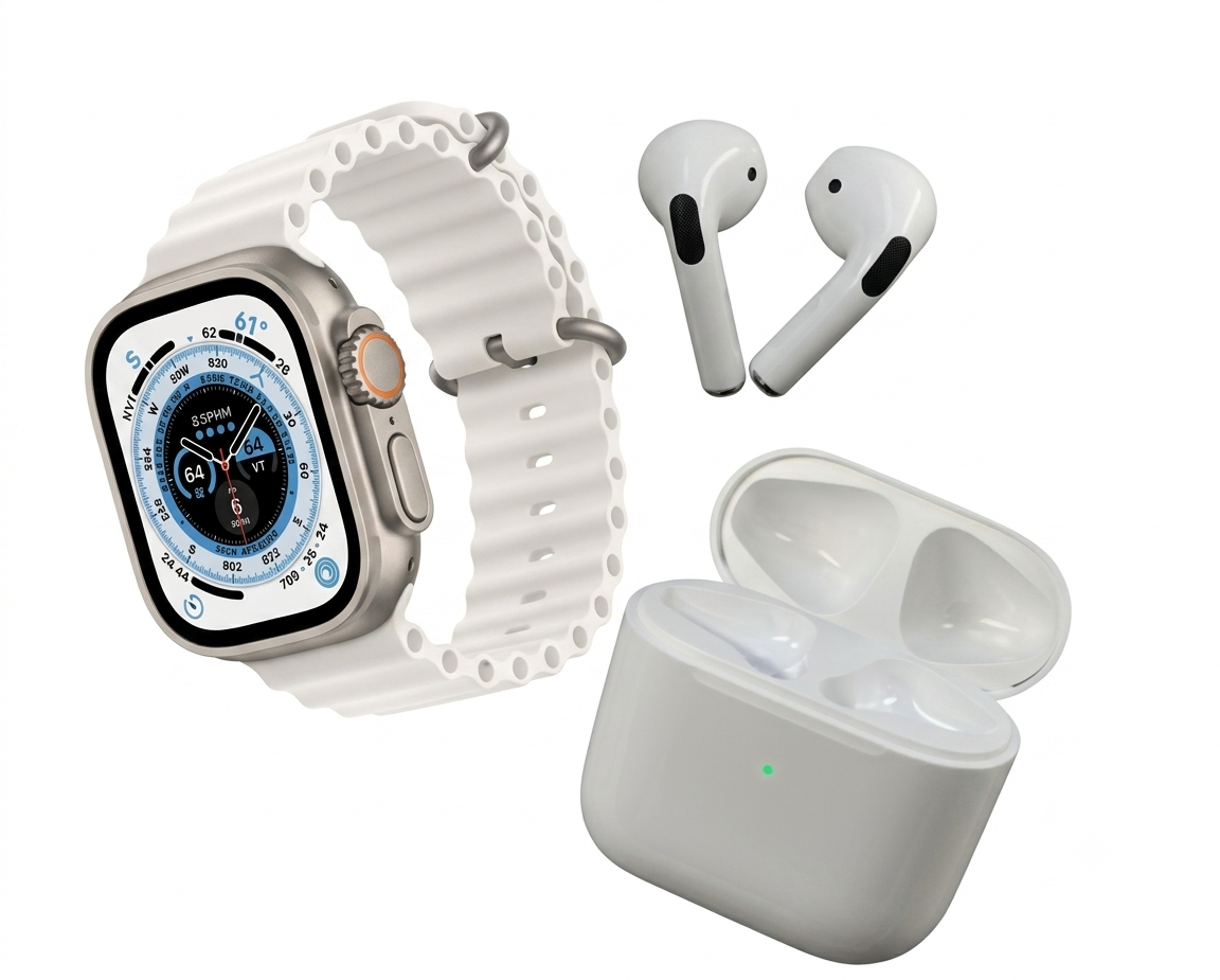 Audifonos + Smartwach