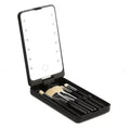 Espejo Luz Led Con Brochas Rotacion 360