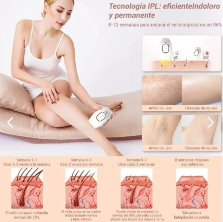 Depiladora Laser Ipl Recargable