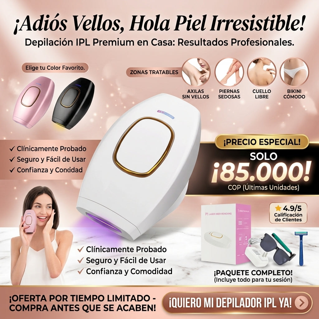 Depiladora Laser Ipl Recargable